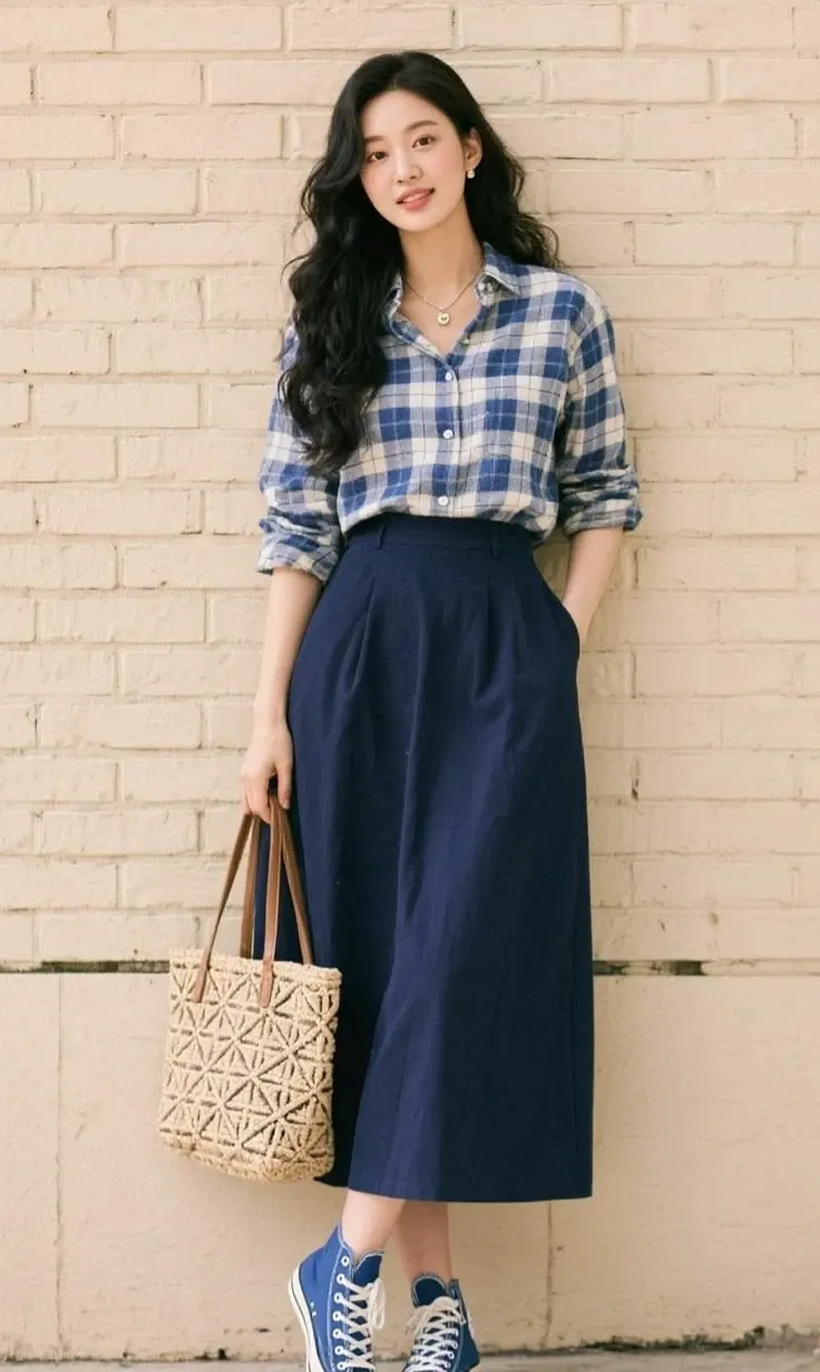 Pleated Midi Skirt image thumbnail 2