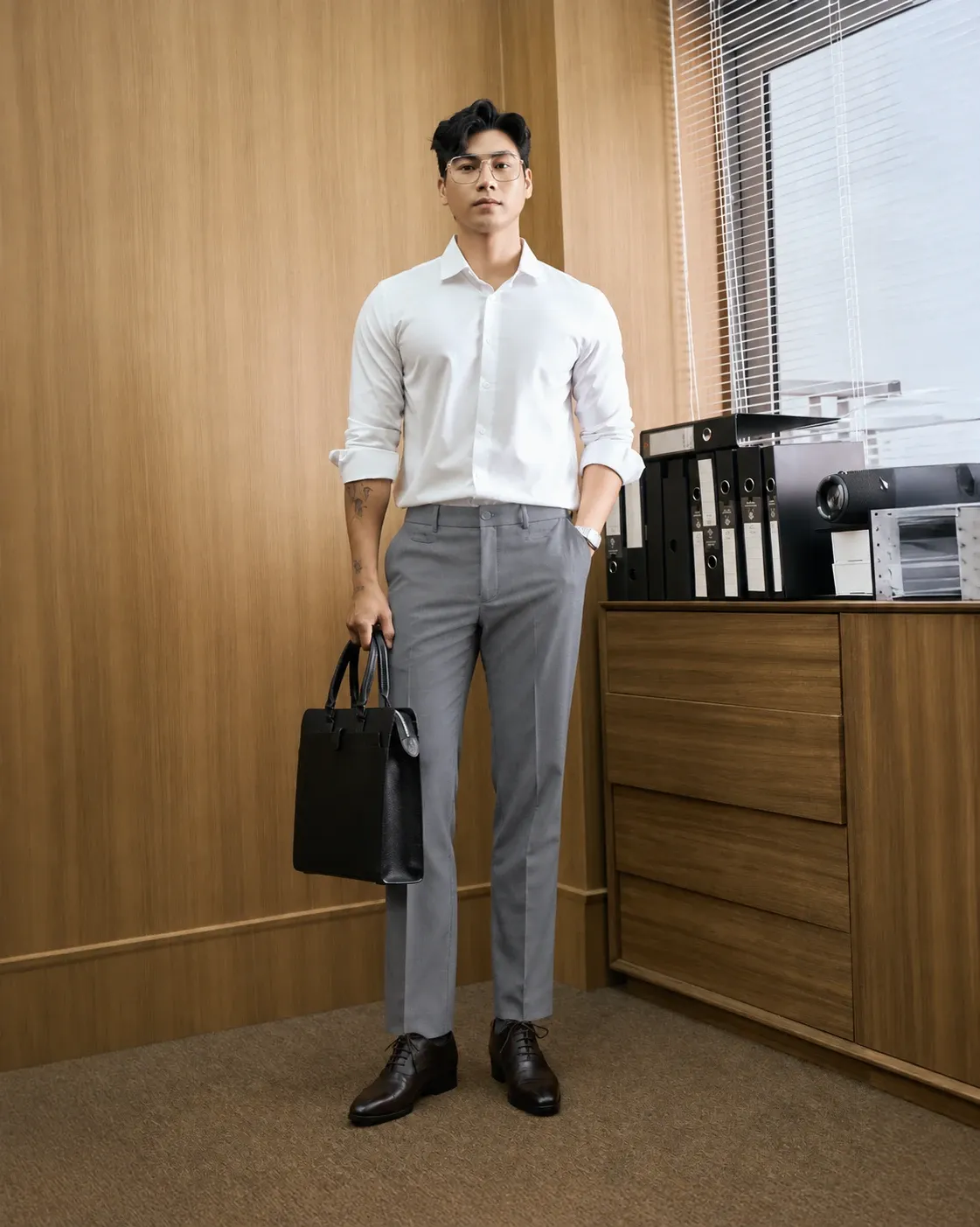 Modern Slim Chinos image thumbnail 5