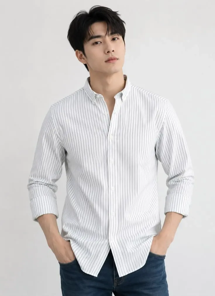 Long Sleeve Oxford Shirt image thumbnail 3